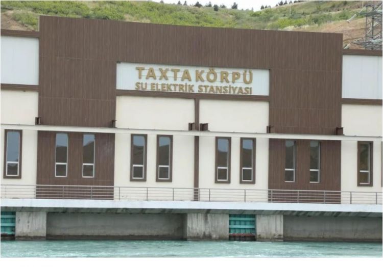 Taxtakörpü su anbarında istehsal edilən enerjinin həcmi açıqlanıb