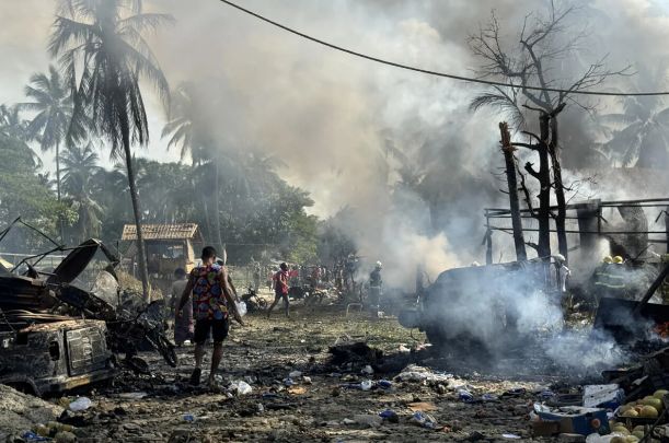 Myanmada bazar yaxınlığına endirilən aviazərbə nəticəsində 49 nəfər ölüb