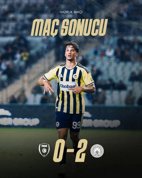 "Turan Tovuz" yoldaşlıq oyununda "Fənərbağça"ya məğlub olub