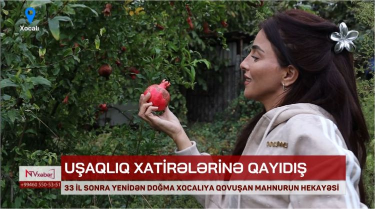 33 il sonra doğma Xocalıya qovuşan Mahnurun hekayəsi<font color=red> - VİDEO</font>