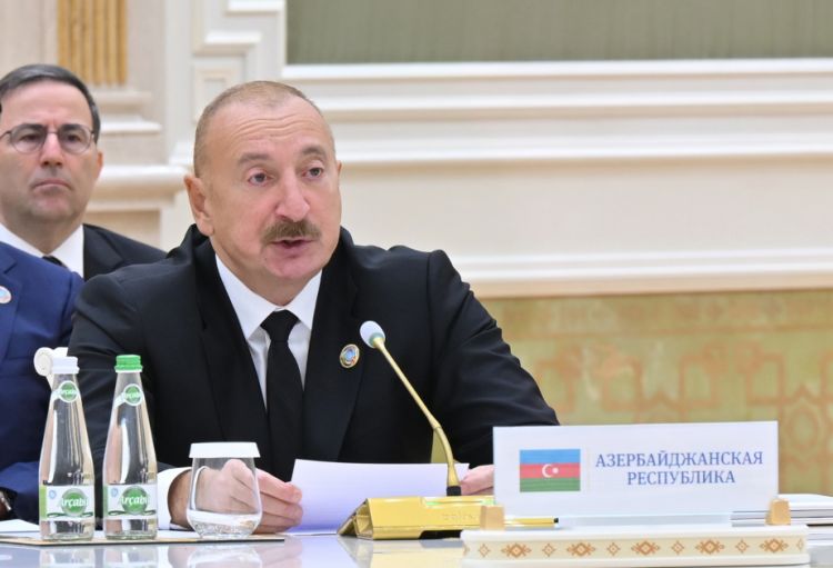 Prezident İlham Əliyev: Azərbaycanın Mərkəzi Asiya ölkələri ilə ticarət dövriyyəsi ötən il 50 faizdən çox artıb
