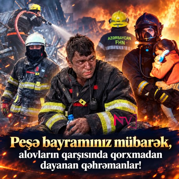 Bu gün Azərbaycanda yanğınsöndürənlərin peşə bayramı qeyd olunur