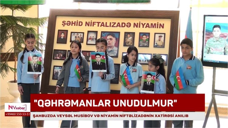 Şahbuzda Veysəl Musibov və Niyamin Niftəlizadənin  xatirəsi anılıb<font color=red> - VİDEO</font>