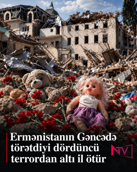 Ermənistanın Gəncədə törətdiyi dördüncü terrordan altı il ötür