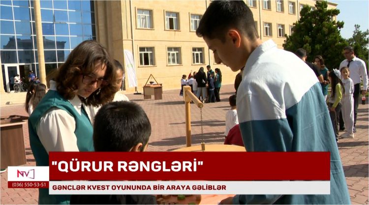 Naxçıvan şəhərində “Qürur rəngləri” kvest oyunu keçirilib<font color=red> - VİDEO</font>