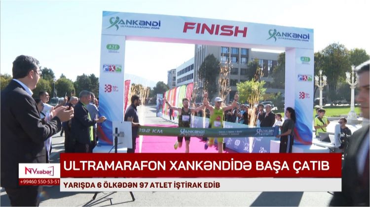 III Beynəlxalq Xankəndi Ultramarafonunun qalibləri mükafatlandırılıb<font color=red> - VİDEO</font>