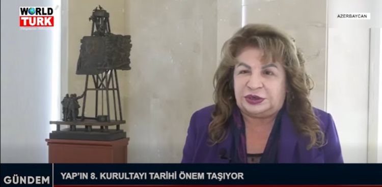 Türkiyənin “World Türk” kanalı YAP-ın VIII Qurultayının tarixi əhəmiyyətindən bəhs edib<font color=red> - FOTOLAR</font>