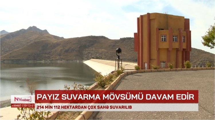 Naxçıvanda 214 min 112 hektardan çox sahə suvarılıb<font color=red> - VİDEO</font>