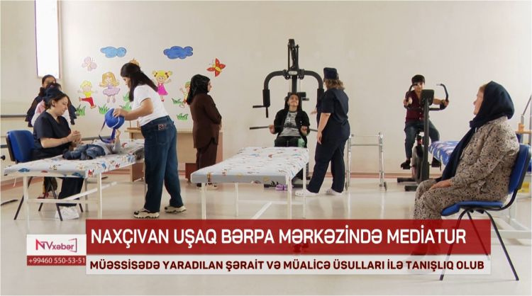 Naxçıvan Uşaq Bərpa Mərkəzinə mediatur təşkil olunub<font color=red> - VİDEO</font>