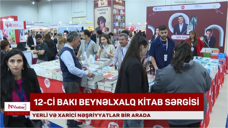 Bakıda XII Beynəlxalq Kitab Sərgisi fəaliyyətə başlayıb <font color=red> - VİDEO</font>