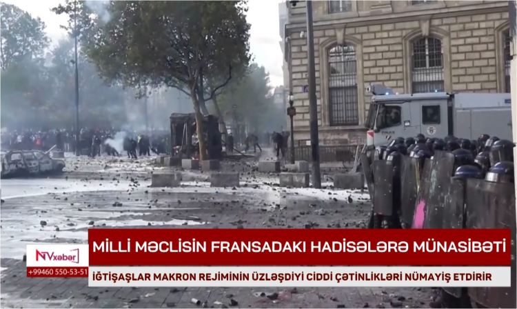 Milli Məclisin Fransada baş verən hadisələrə münasibəti<font color=red> - VİDEO</font>
