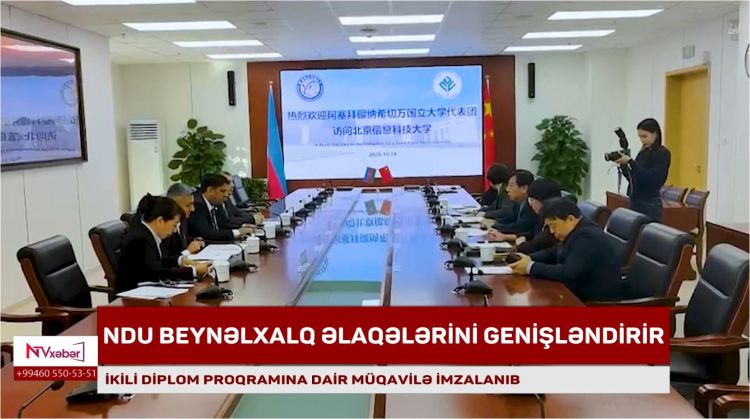 NDU beynəlxalq əlaqələrini genişləndirir<font color=red> - VİDEO</font>