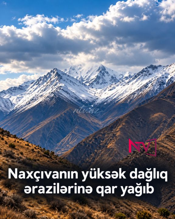 Naxçıvanın yüksək dağlıq ərazilərinə qar yağıb