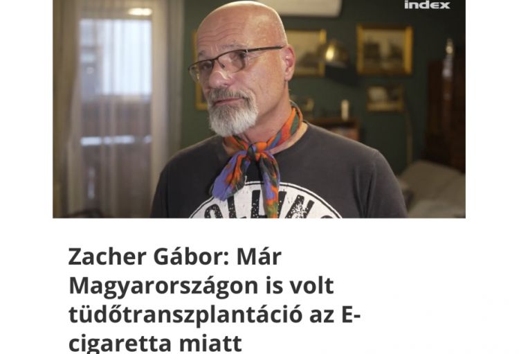 Macarıstanda elektron siqaretdən istifadə ilə əlaqədar ağciyər transplantasiyası həyata keçirilib
