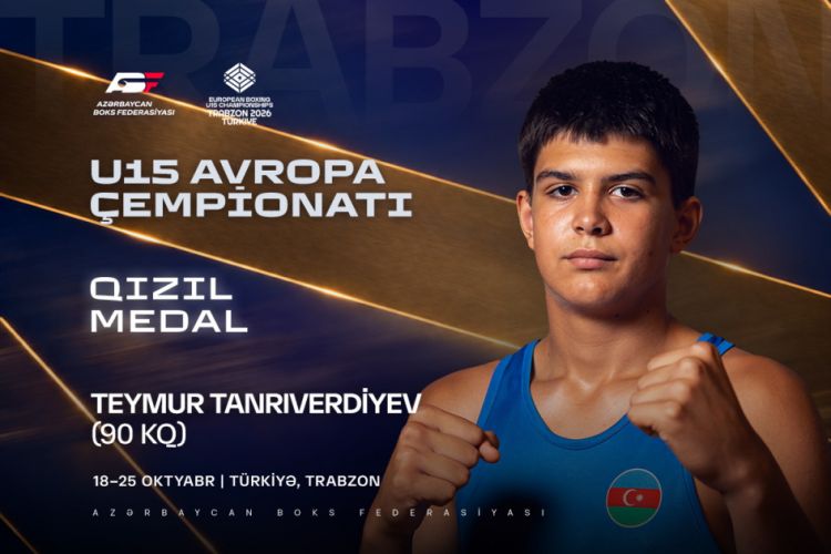 Azərbaycan boksçusu Avropa çempionu olub<font color=red> - FOTOLAR</font>