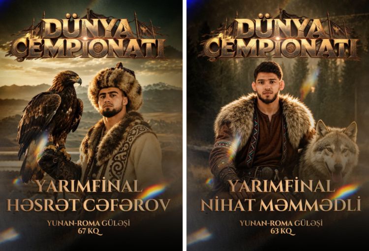 Azərbaycanın iki yunan-Roma güləşçisi dünya çempionatının yarımfinalında