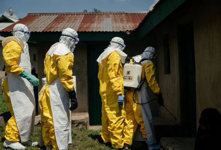 Konqoda Ebola virusuna yoluxanların sayı 10 mini ötüb
