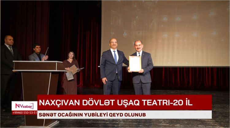 Naxçıvan Dövlət Uşaq Teatrının 20 illik yubileyi qeyd olunub<font color=red> - VİDEO</font>