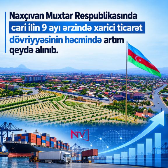 Naxçıvan Muxtar Respublikasında cari ilin 9 ayı ərzində xarici ticarət dövriyyəsinin həcmində artım qeydə alınıb