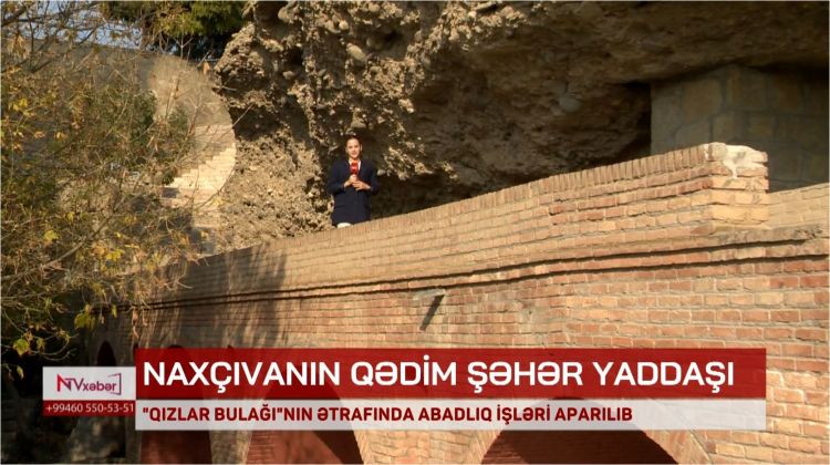 "Qızlar bulağı"nın ətrafında abadlıq işləri aparılıb<font color=red> - VİDEO</font>