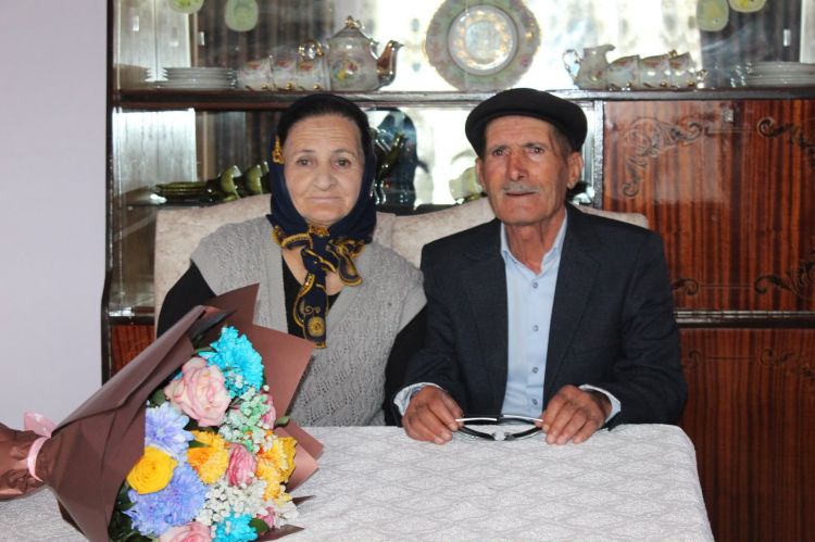 Qərbi Azərbaycandan olan Nəcəfovlar ailəsinin evliliklərinin 50 illiyi qeyd olunub<font color=red> - FOTOLAR</font>